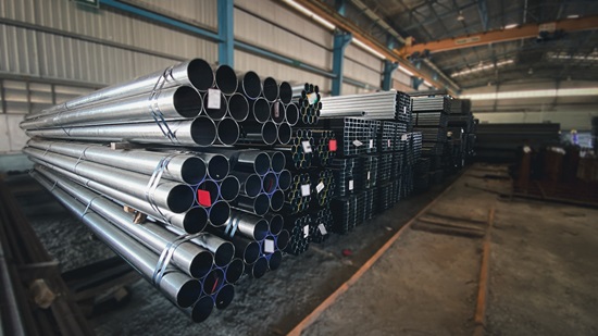 Bulk order of steel pipes