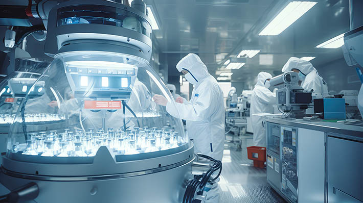 Sanitary pipe clamps and fittings securing a sterile, leak-free connection