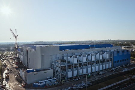 Data center being constructed using stainless steel in Hamlet, North Carolina